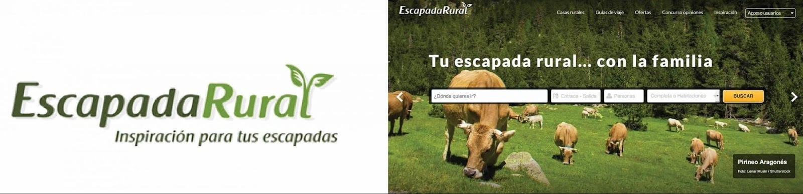 Escapada Rural, site espagnol de réservation de locations de vacances rurales